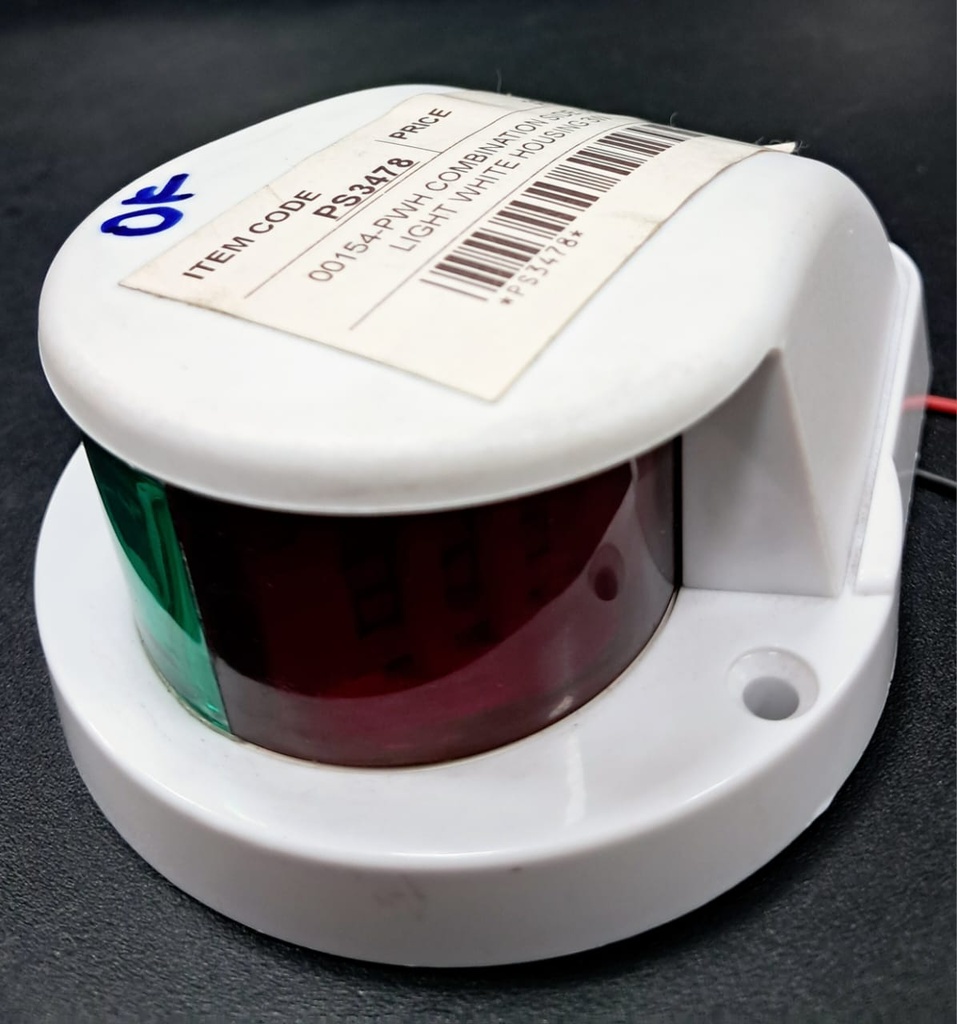 00154-PWH COMBINATION SIDE LED LIGHT WHITE HOUSING 3W