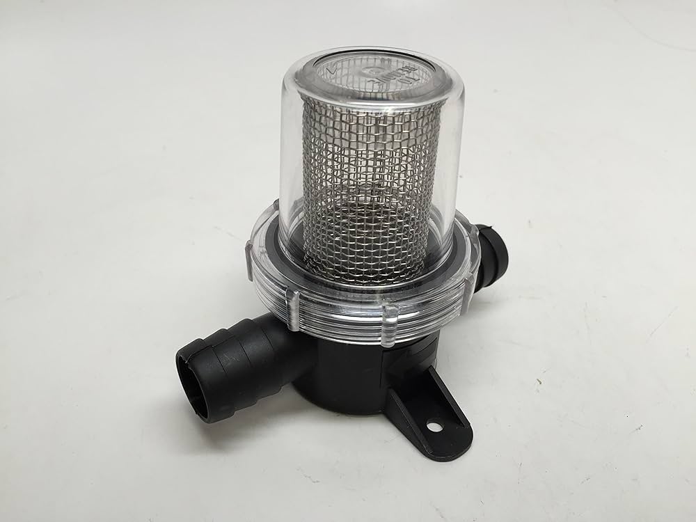 18523 IN-LINE STRAINER, W/LARGE MESH FIL 1/2" BARB (FOR WATER PRESSURE SYSTEM)