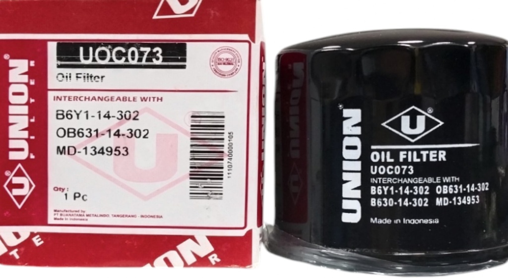OIL FILTER UOC073/B6Y1-14-302 / 0324-14-300 / OB631-14-302 /MD-134953