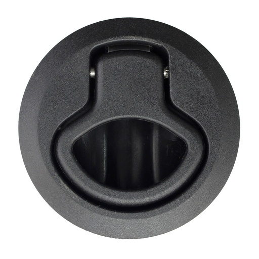 [PS2761] 43001BK Plastic Flush Pull Latch 60mmx3  Black