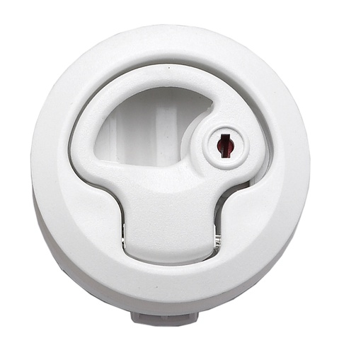 [PS2764] 43002WH Plastic Flush Pull Latch 60mmx3 With Lock