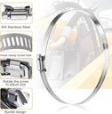 Hose Clamp S.S. 304 (No.104) 156--178MM